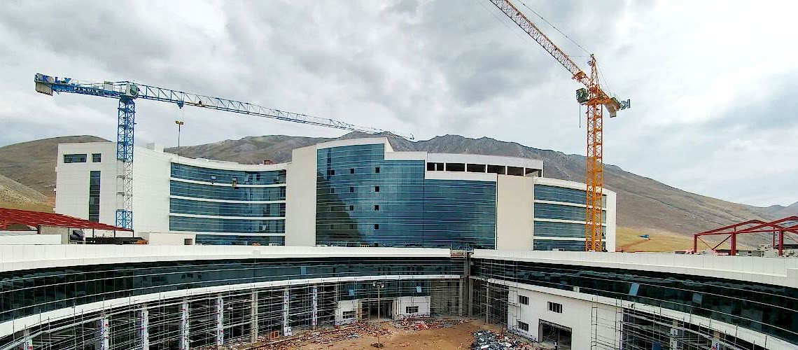 elbistan devlet hastanesi cephe kaplama