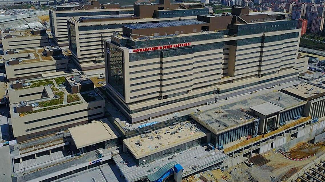 ikitelli şehir hastanesi granit kaplama