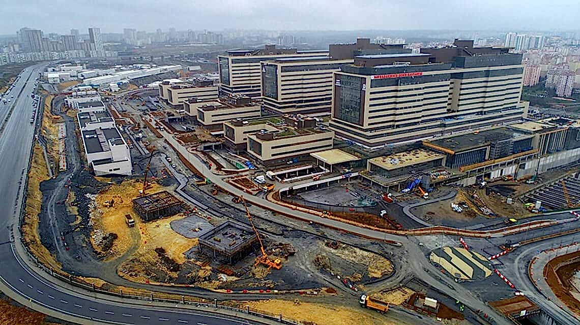 ikitelli şehir hastanesi dış cephe kaplama